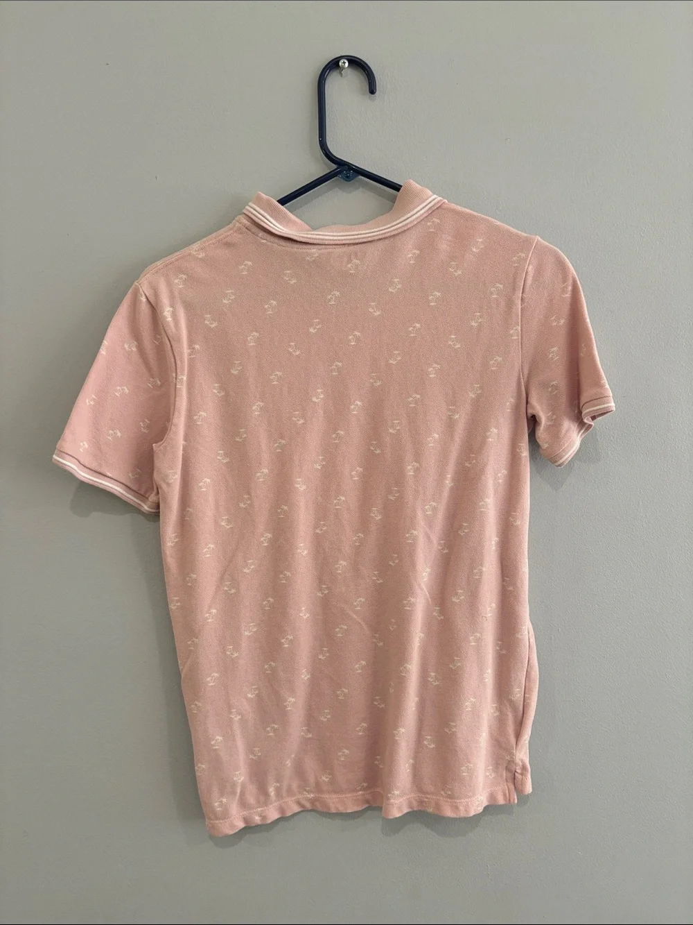 Old Navy Kids Light Pink Polo with Subtle Print
